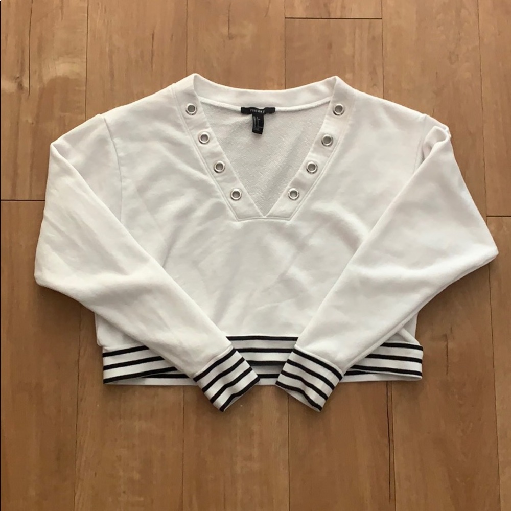 Forever 21 cropped sweatshirt